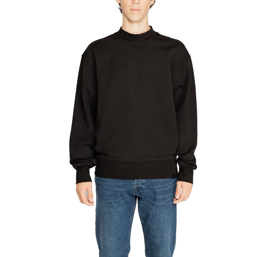 Calvin Klein Jeans Black Recycled Cotton Sweatshirt | Regal Royce