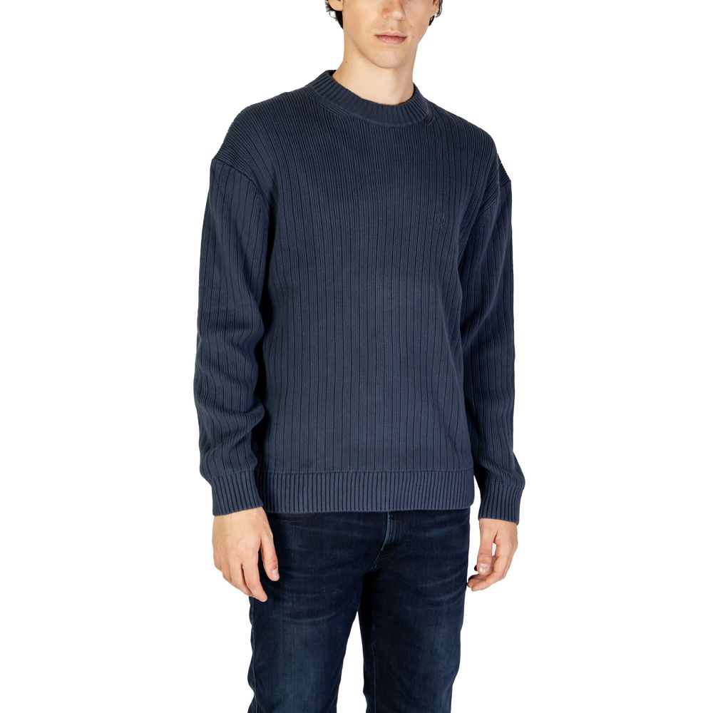 Calvin Klein Jeans Blue Cotton Sweatshirt | Regal Royce