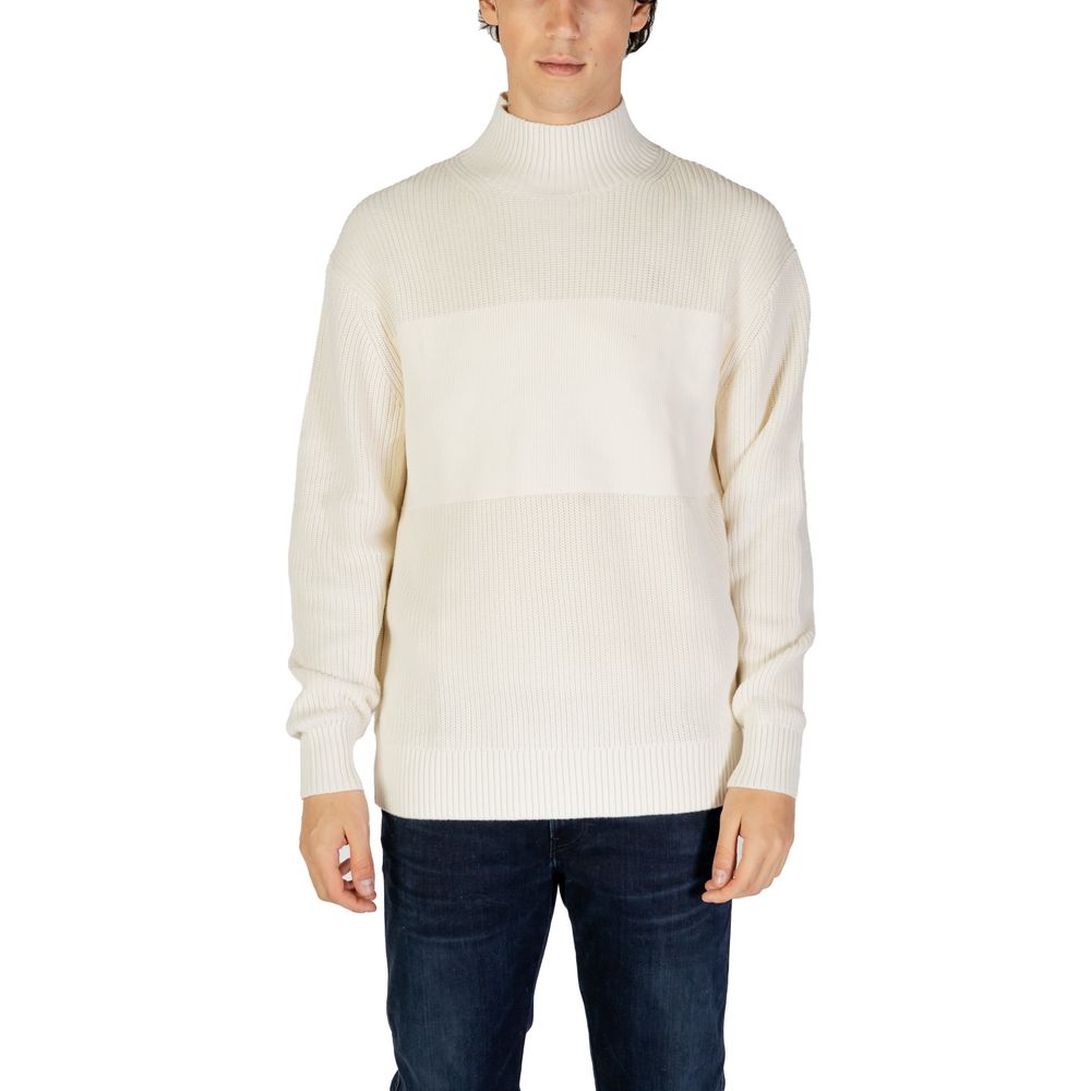 Calvin Klein Jeans Beige Cotton Sweatshirt | Regal Royce
