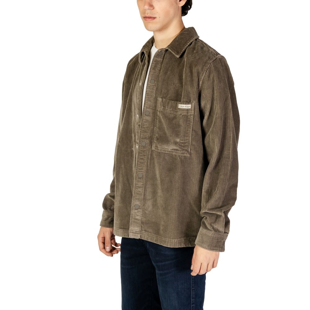 Calvin Klein Jeans Beige Denim Shirt | Regal Royce