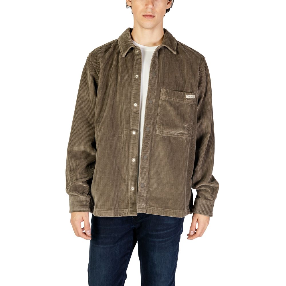 Calvin Klein Jeans Beige Denim Shirt | Regal Royce