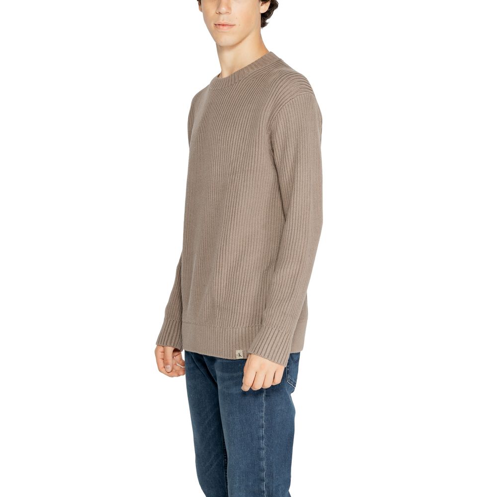 Calvin Klein Jeans Brown Organic Cotton Sweatshirt | Regal Royce
