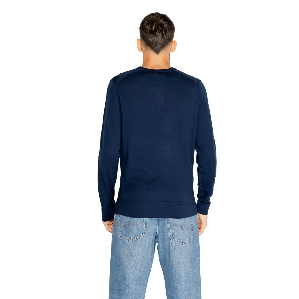 Calvin Klein Blue Recycled Wool Sweatshirt | Regal Royce