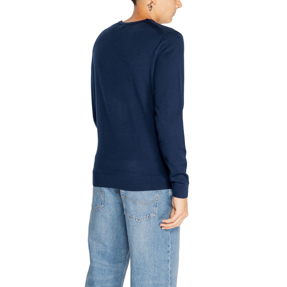 Calvin Klein Blue Recycled Wool Sweatshirt | Regal Royce