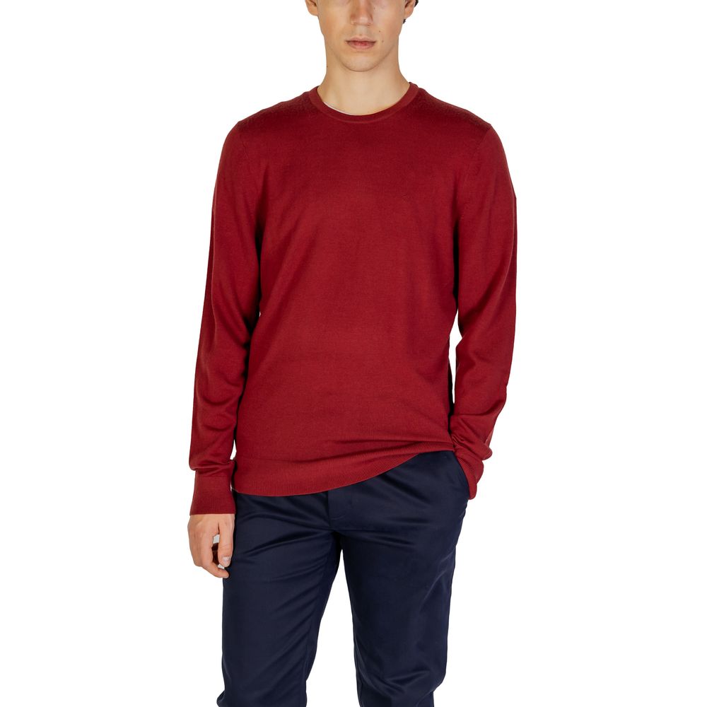 Calvin Klein Bordeaux Recycled Wool Sweatshirt | Regal Royce
