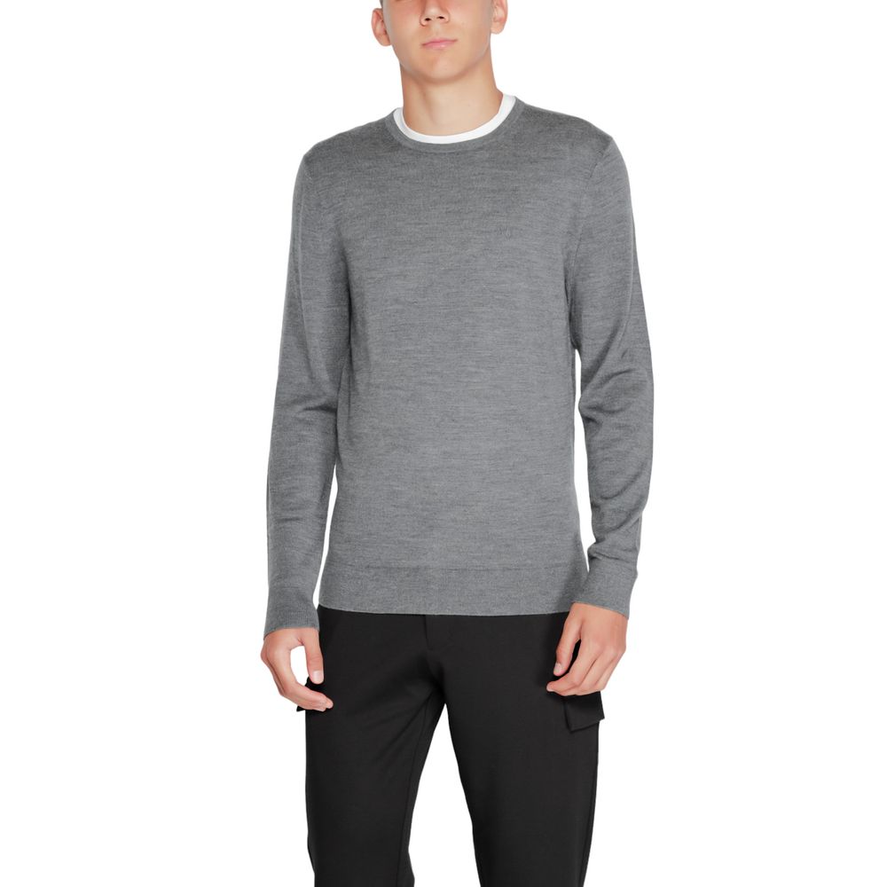 Calvin Klein Gray Recycled Wool Sweatshirt | Regal Royce