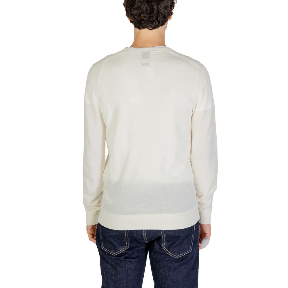 Calvin Klein Cream Recycled Wool Sweatshirt | Regal Royce