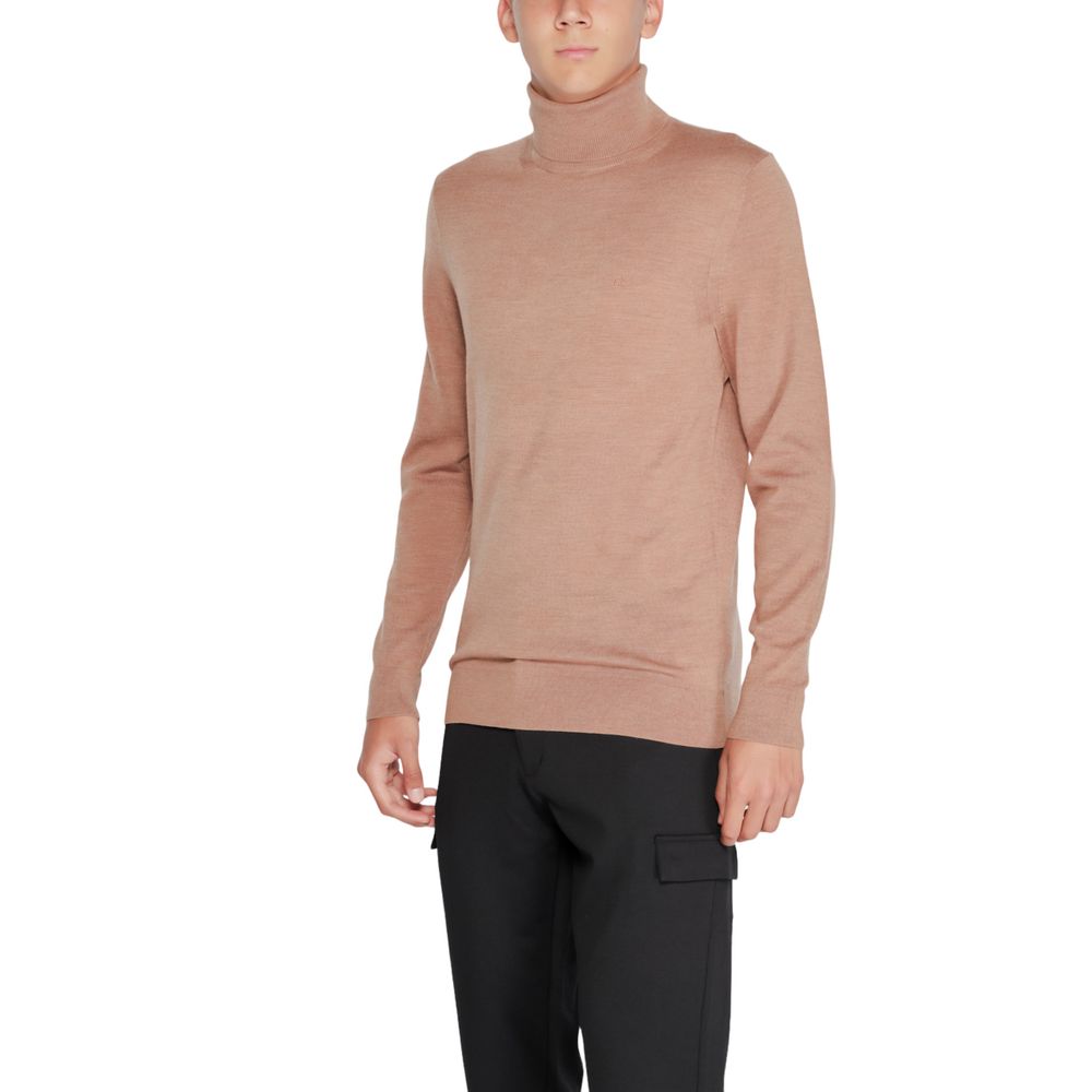 Calvin Klein Beige Wool Turtleneck | Regal Royce