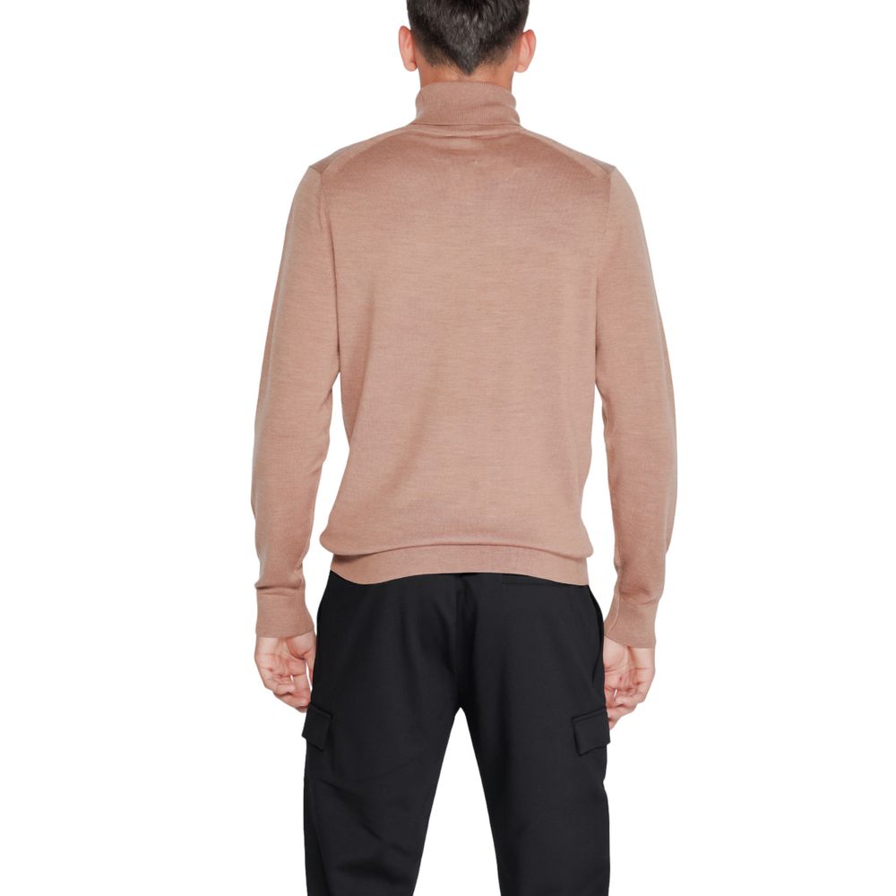 Calvin Klein Beige Wool Turtleneck | Regal Royce