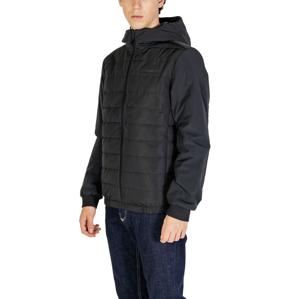 Calvin Klein Black Recycled Polyester Shell Jacket | Regal Royce