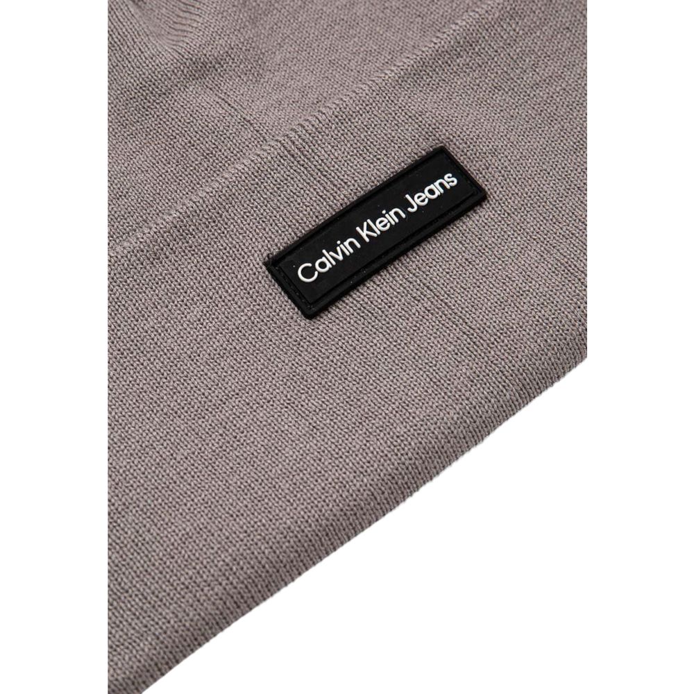 Calvin Klein Jeans Gray Recycled Polyester Cap (Baseball Hat) | Regal Royce