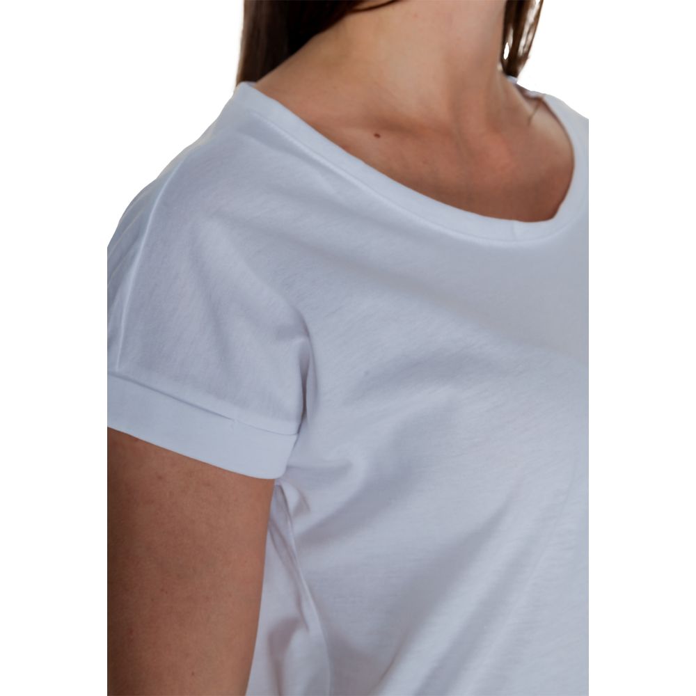 Vila Clothes White Cotton T-Shirt | Regal Royce