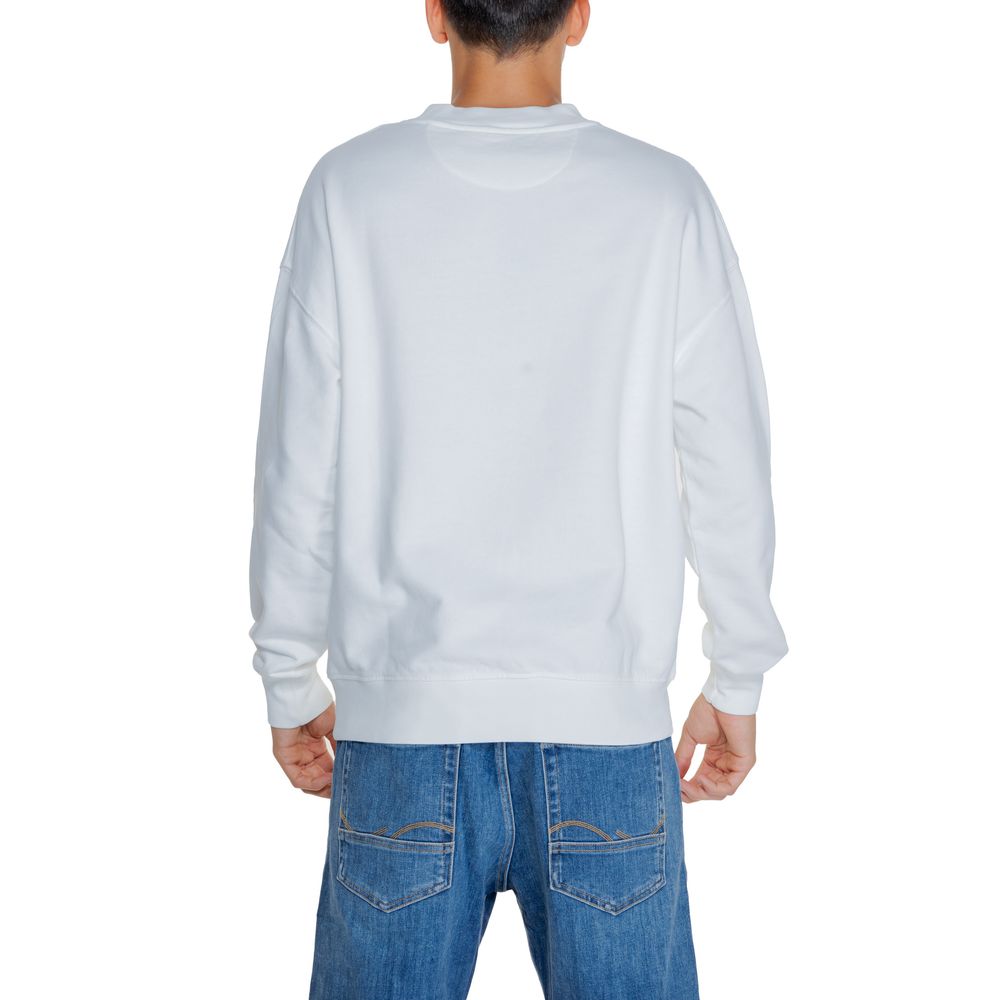 Replay White Cotton Sweatshirt | Regal Royce