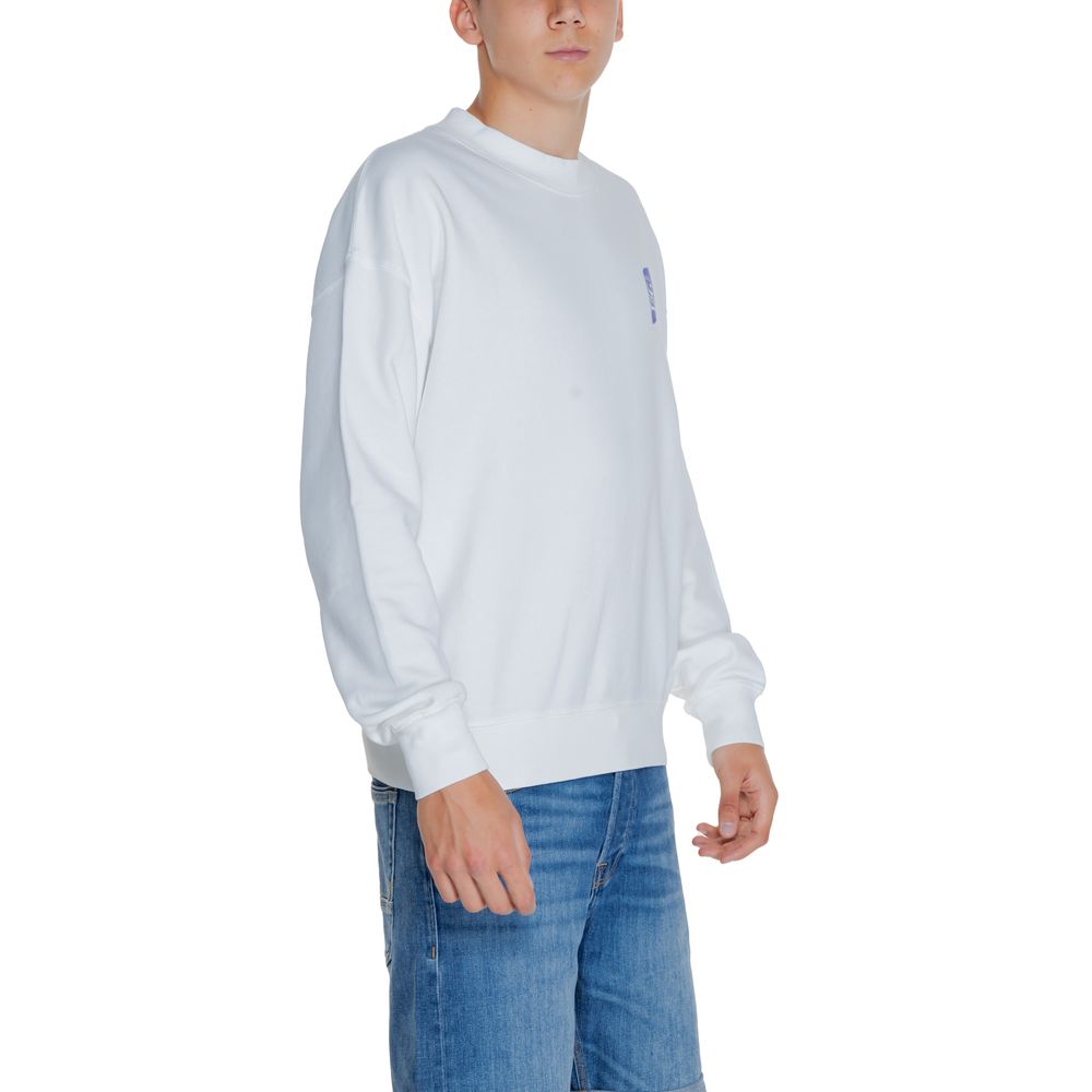 Replay White Cotton Sweatshirt | Regal Royce