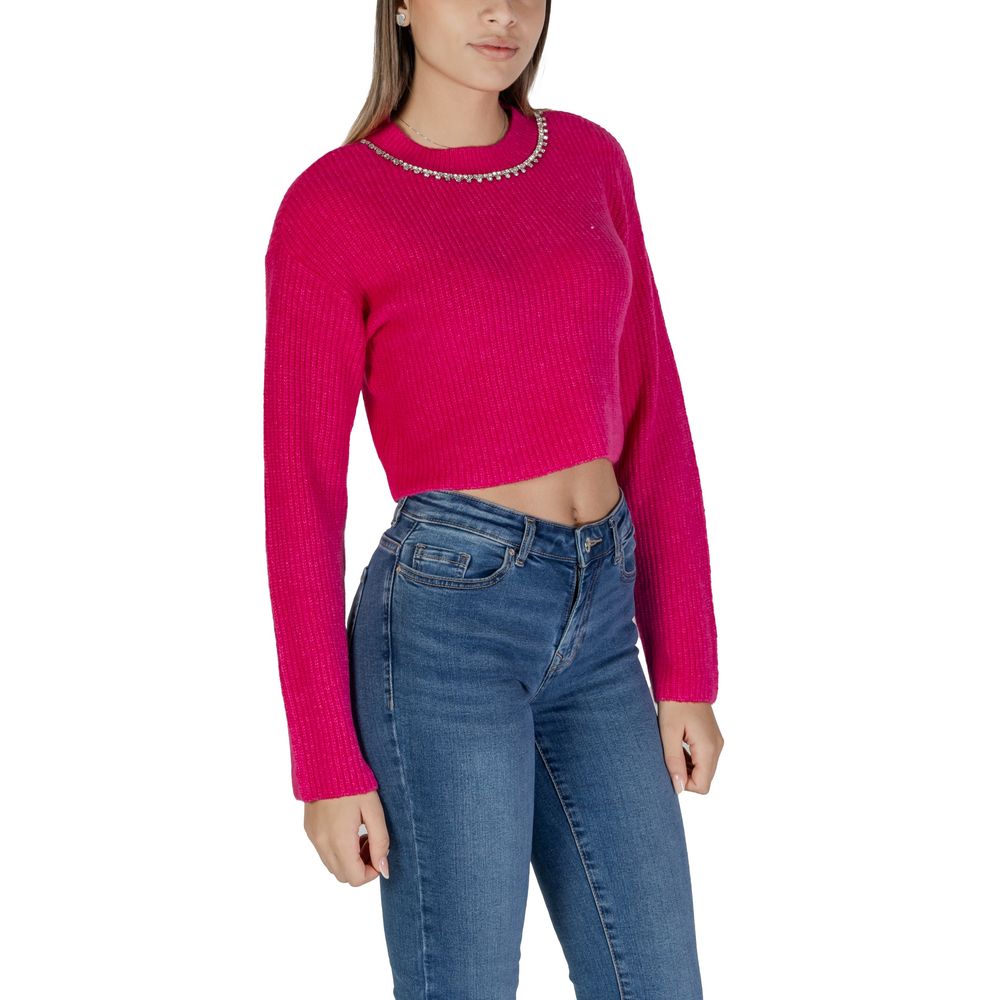 Only Pink Recycled Polyester Sweatshirt
