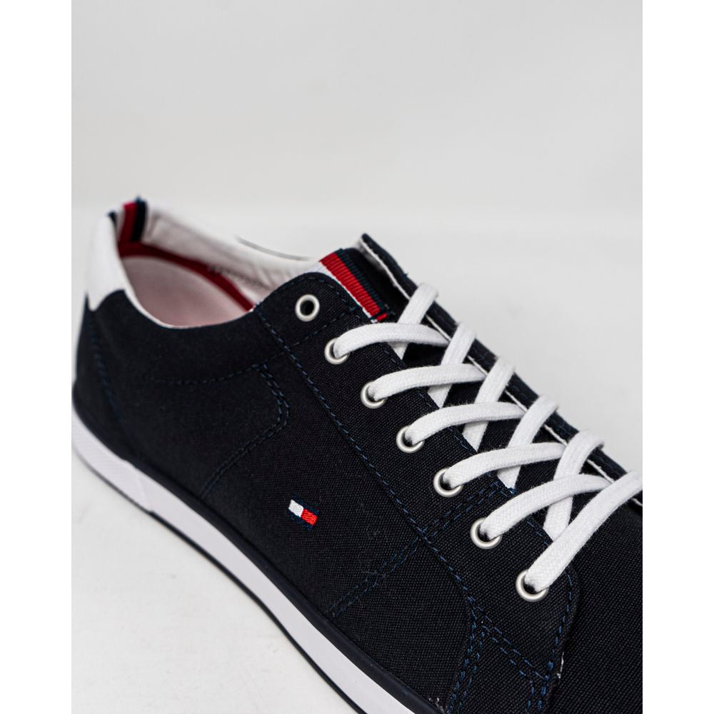Tommy Hilfiger Blue Cotton Low Top Sneakers | Regal Royce