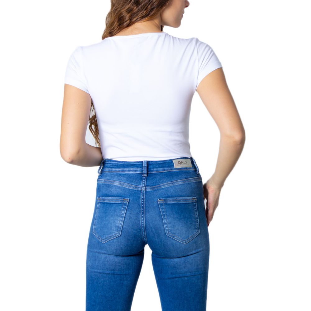 Only White Cotton T-Shirt | Regal Royce