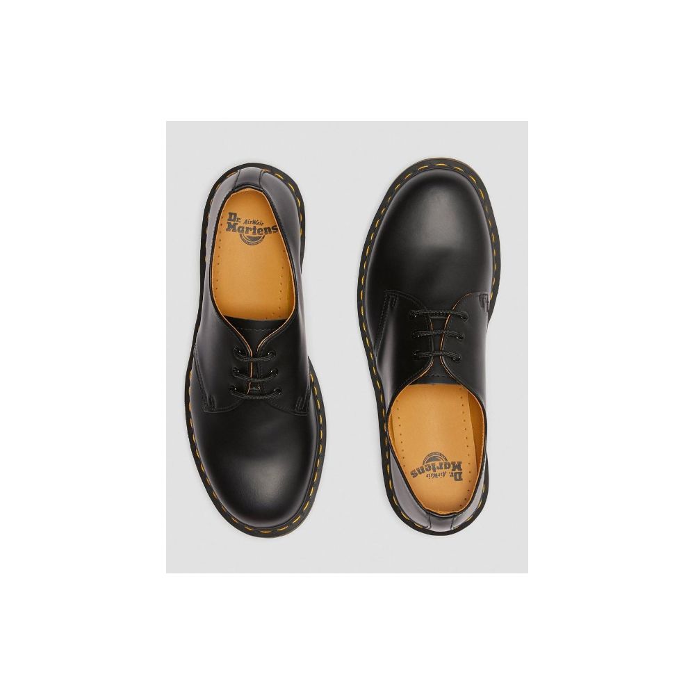 Dr. Martens Black Leather Platform Pumps | Regal Royce