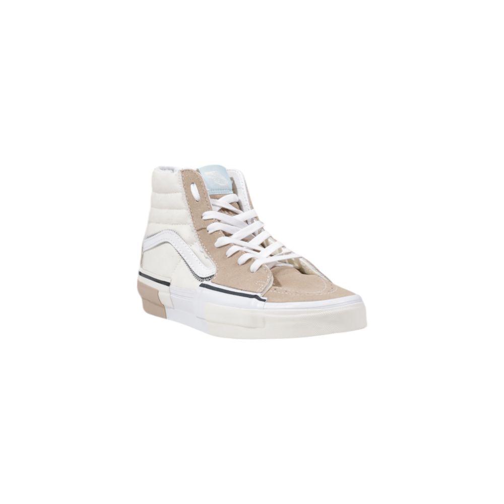 Vans Beige Leather High Top Sneakers | Regal Royce