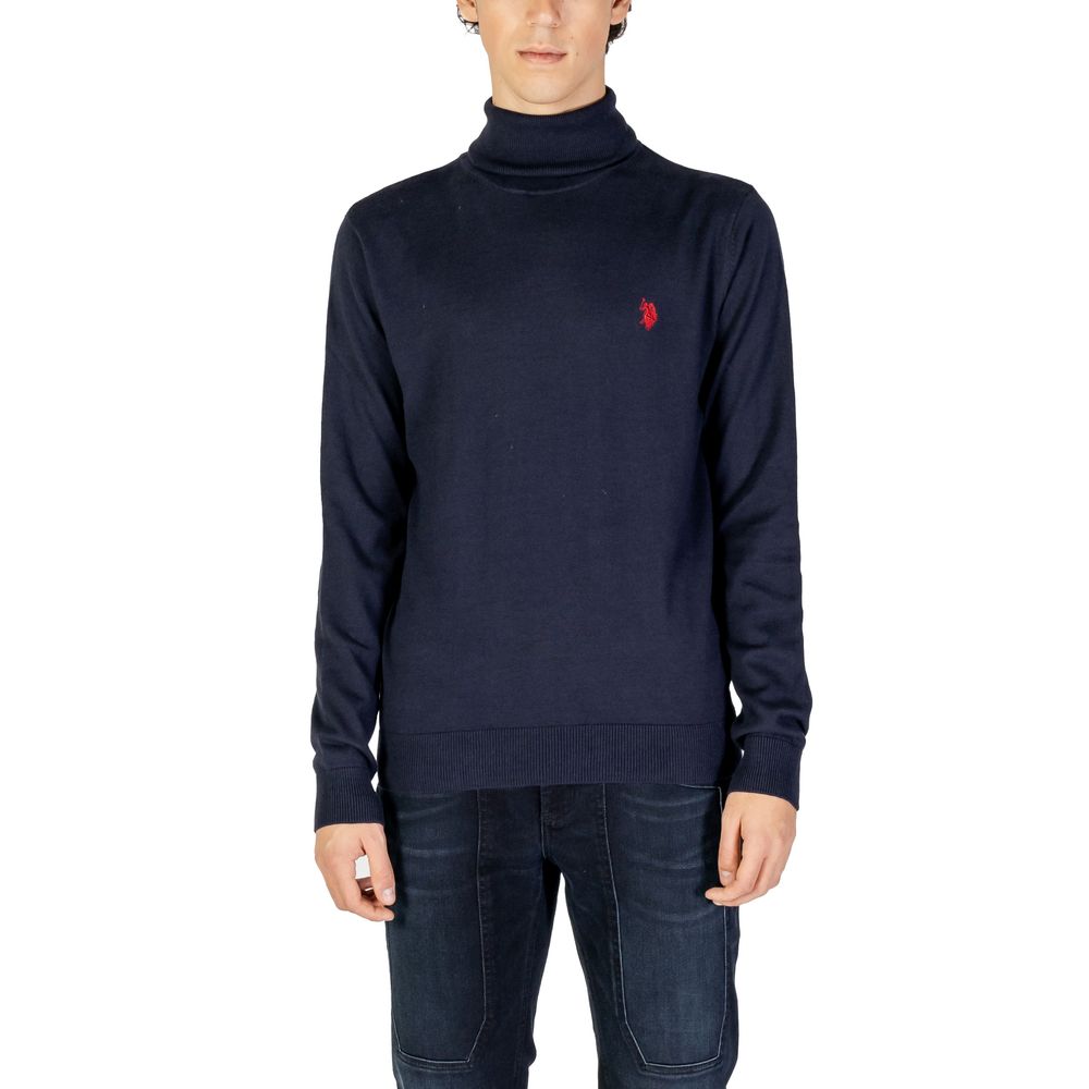 U.S. POLO ASSN. Blue Cotton Turtleneck | Regal Royce