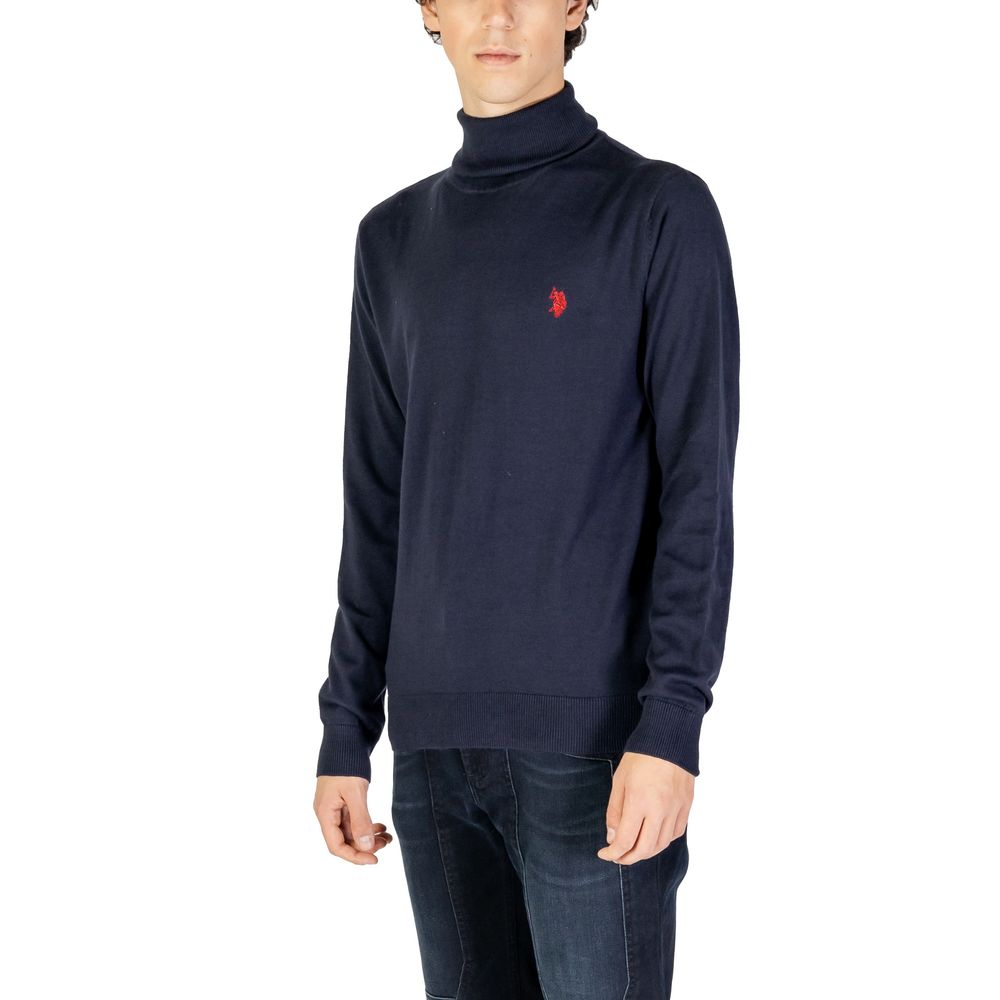 U.S. POLO ASSN. Blue Cotton Turtleneck | Regal Royce