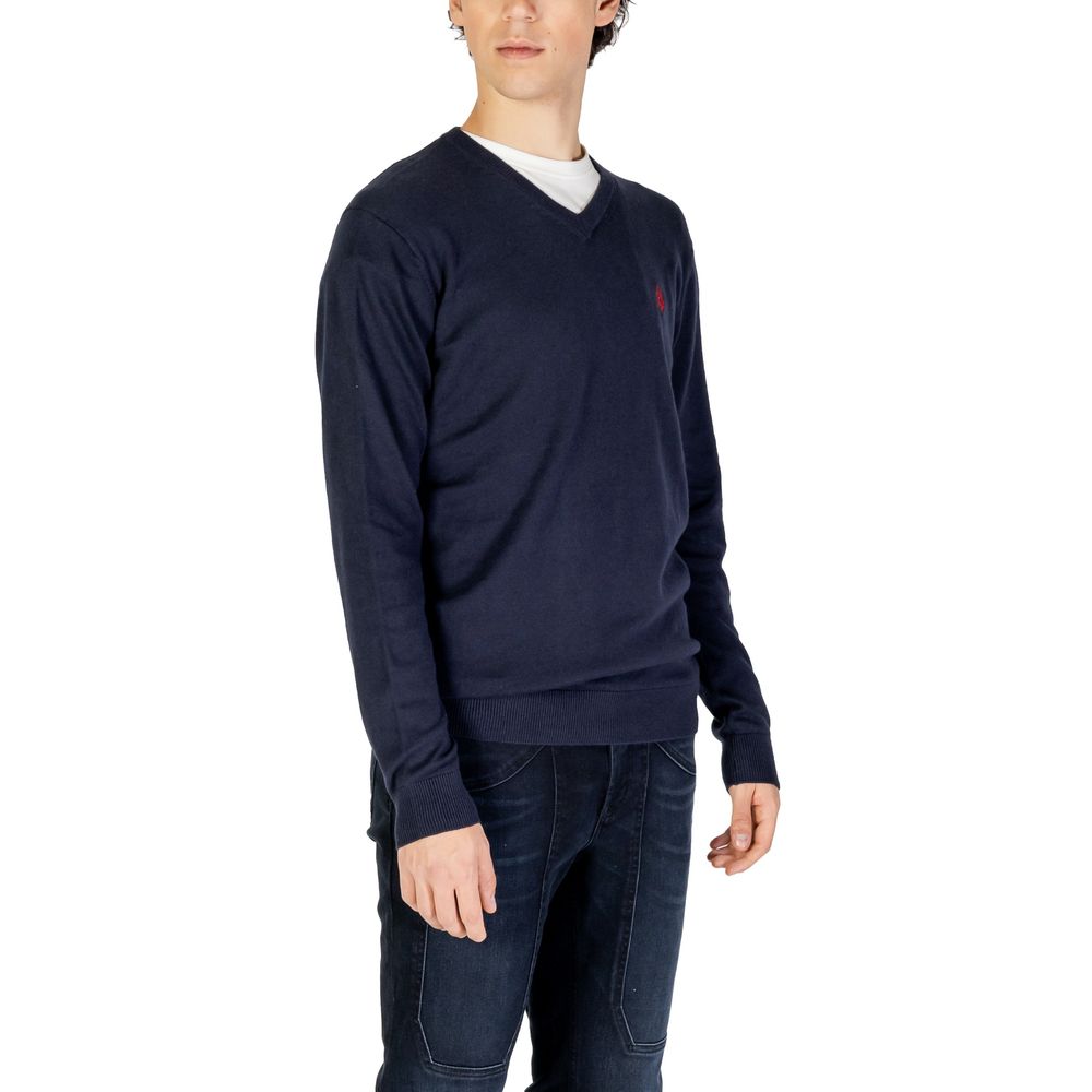 U.S. POLO ASSN. Blue Cashmere Sweater | Regal Royce
