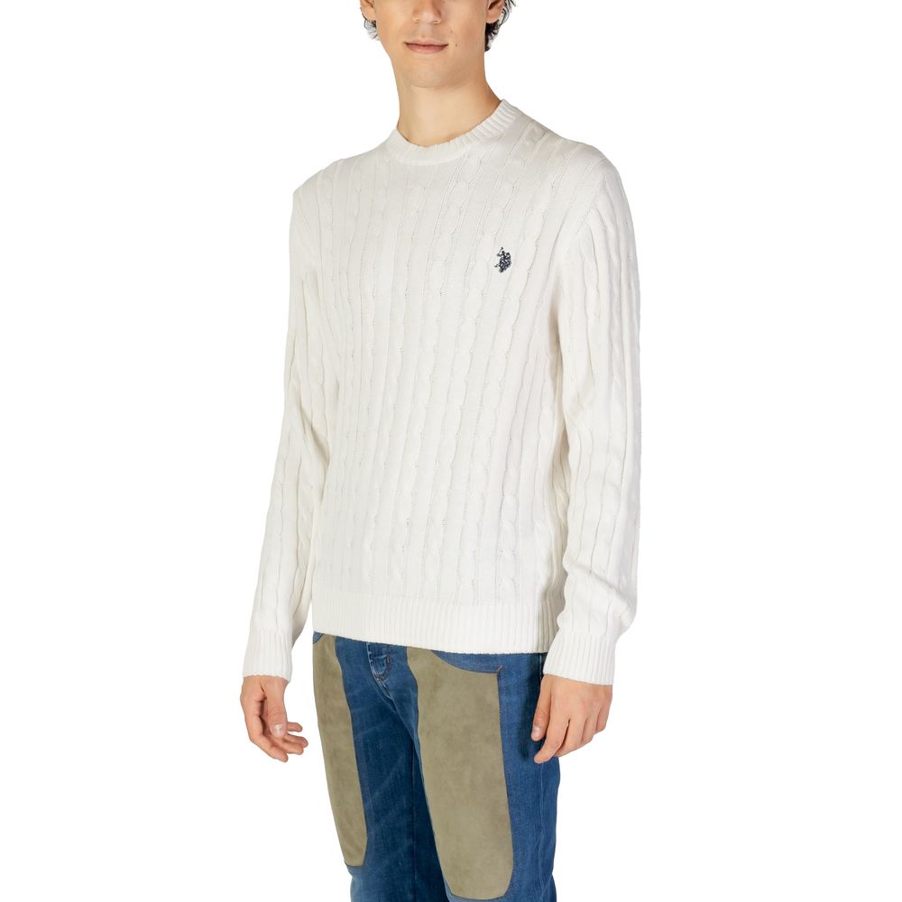 U.S. POLO ASSN. White Cotton Sweatshirt | Regal Royce