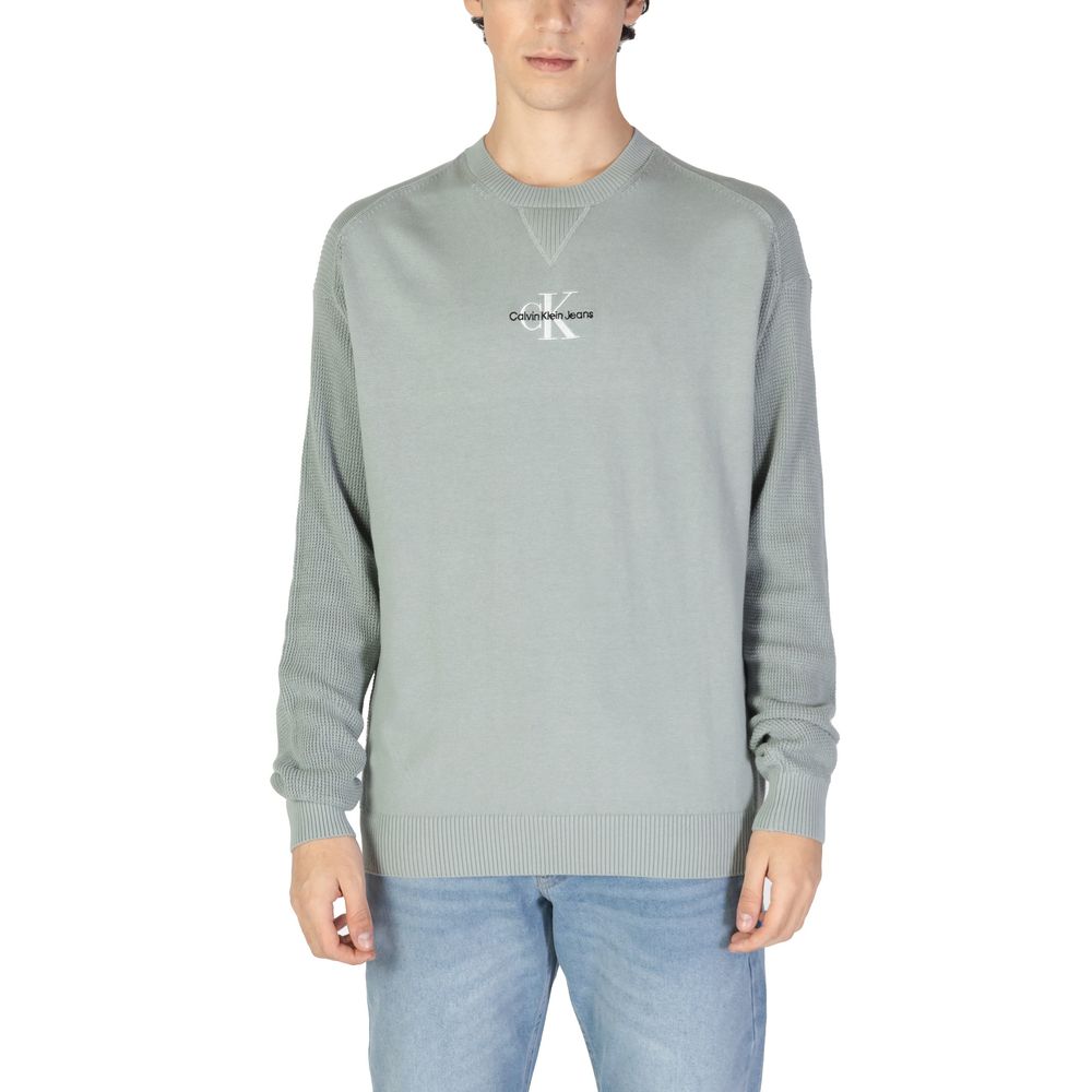 Calvin Klein Jeans Green Cotton Sweatshirt | Regal Royce