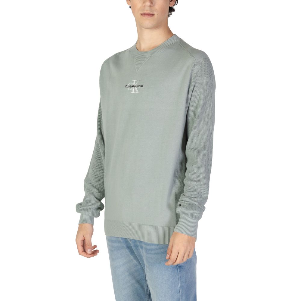 Calvin Klein Jeans Green Cotton Sweatshirt | Regal Royce