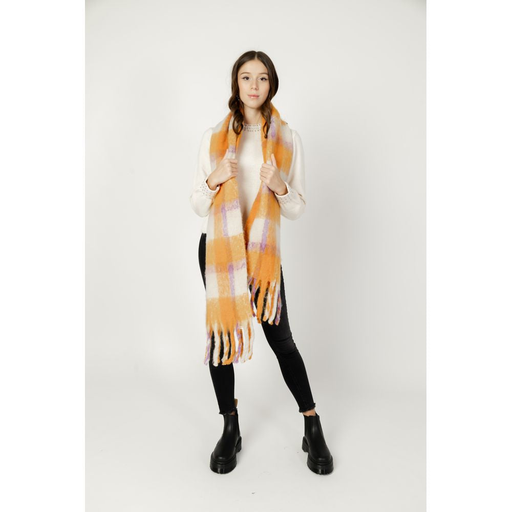 Only Orange Polyester Scarf | Regal Royce