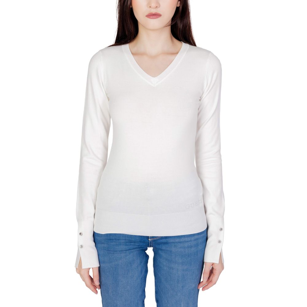 Guess White Cotton Sweatshirt | Regal Royce