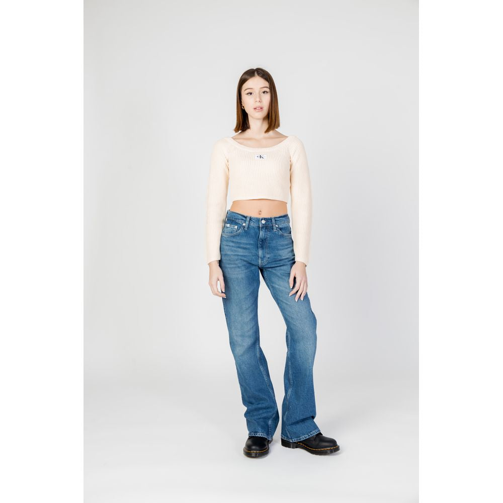 Calvin Klein Jeans Blue Cotton Mom Jeans | Regal Royce