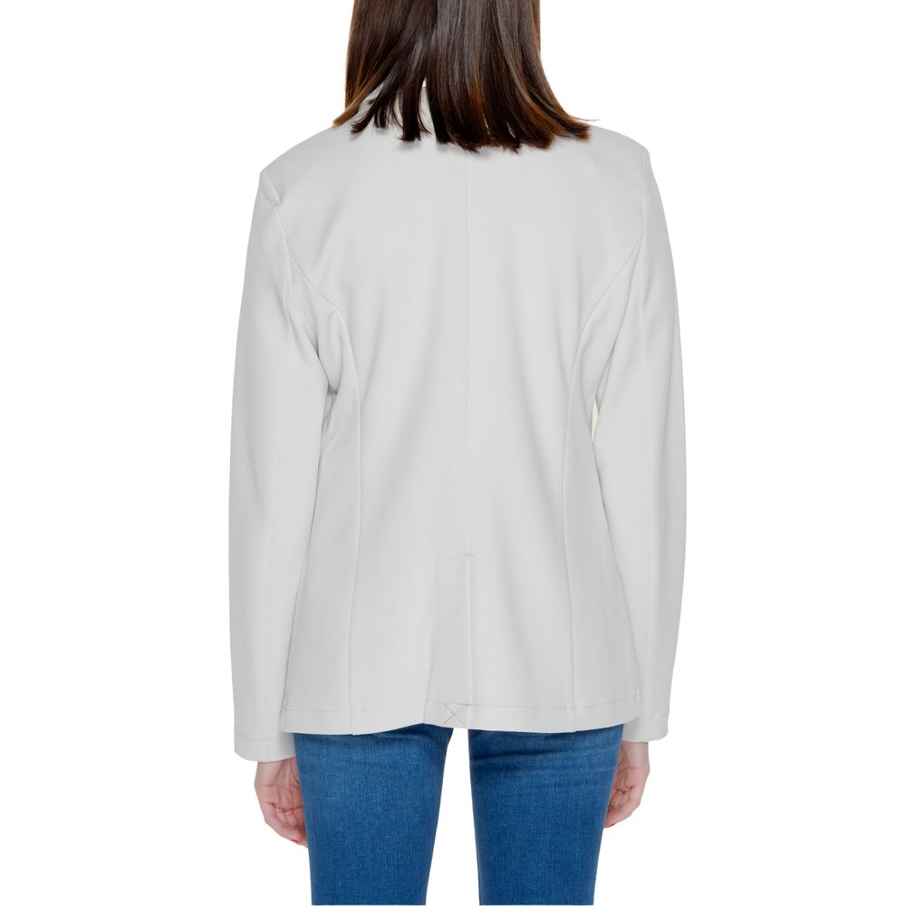 Only Beige Polyester Blazer | Regal Royce