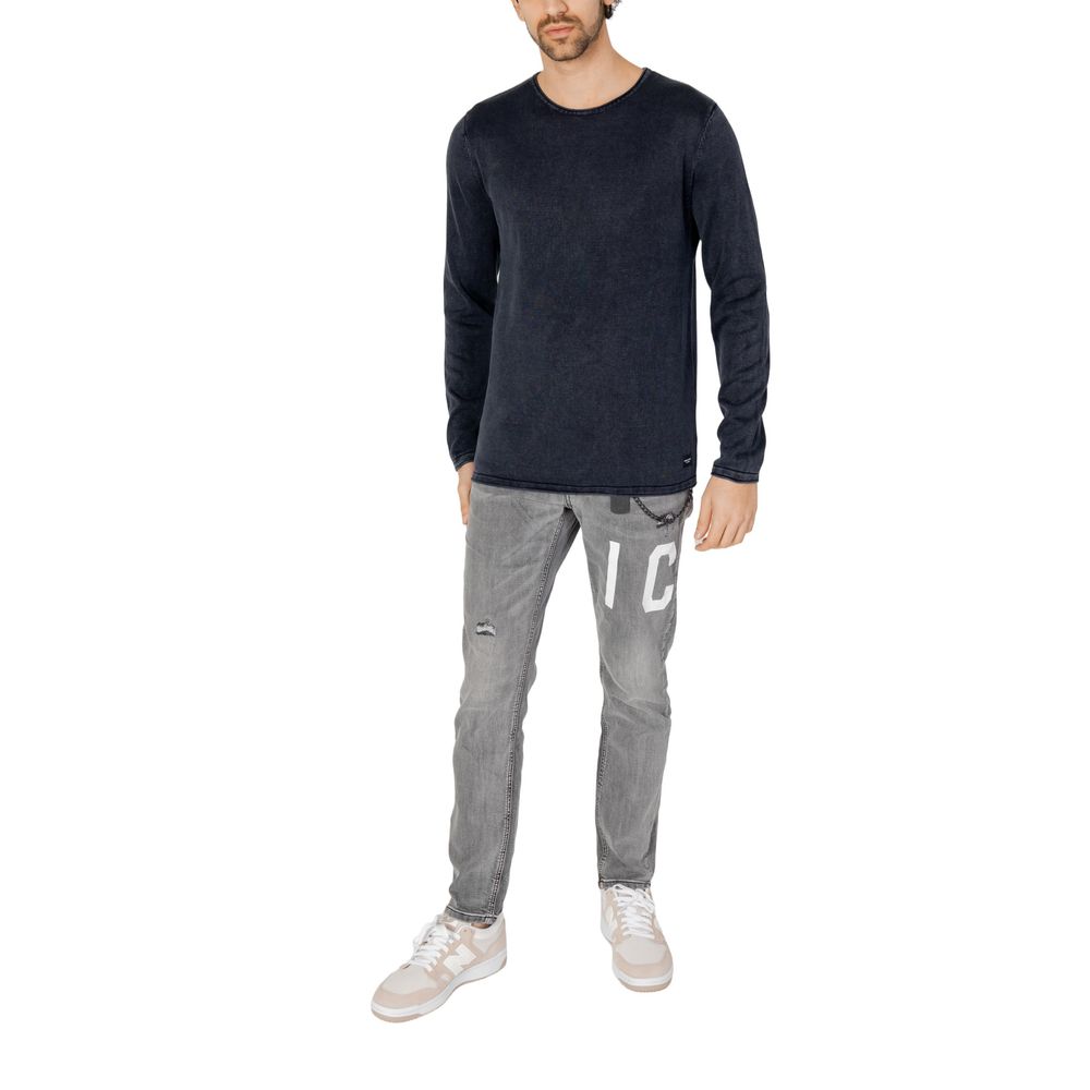 Jack Jones Blue Cotton Sweatshirt | Regal Royce