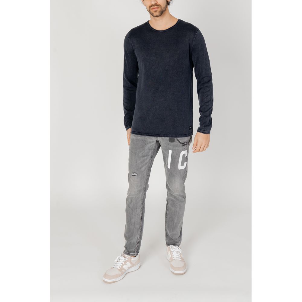 Jack Jones Blue Cotton Sweatshirt | Regal Royce