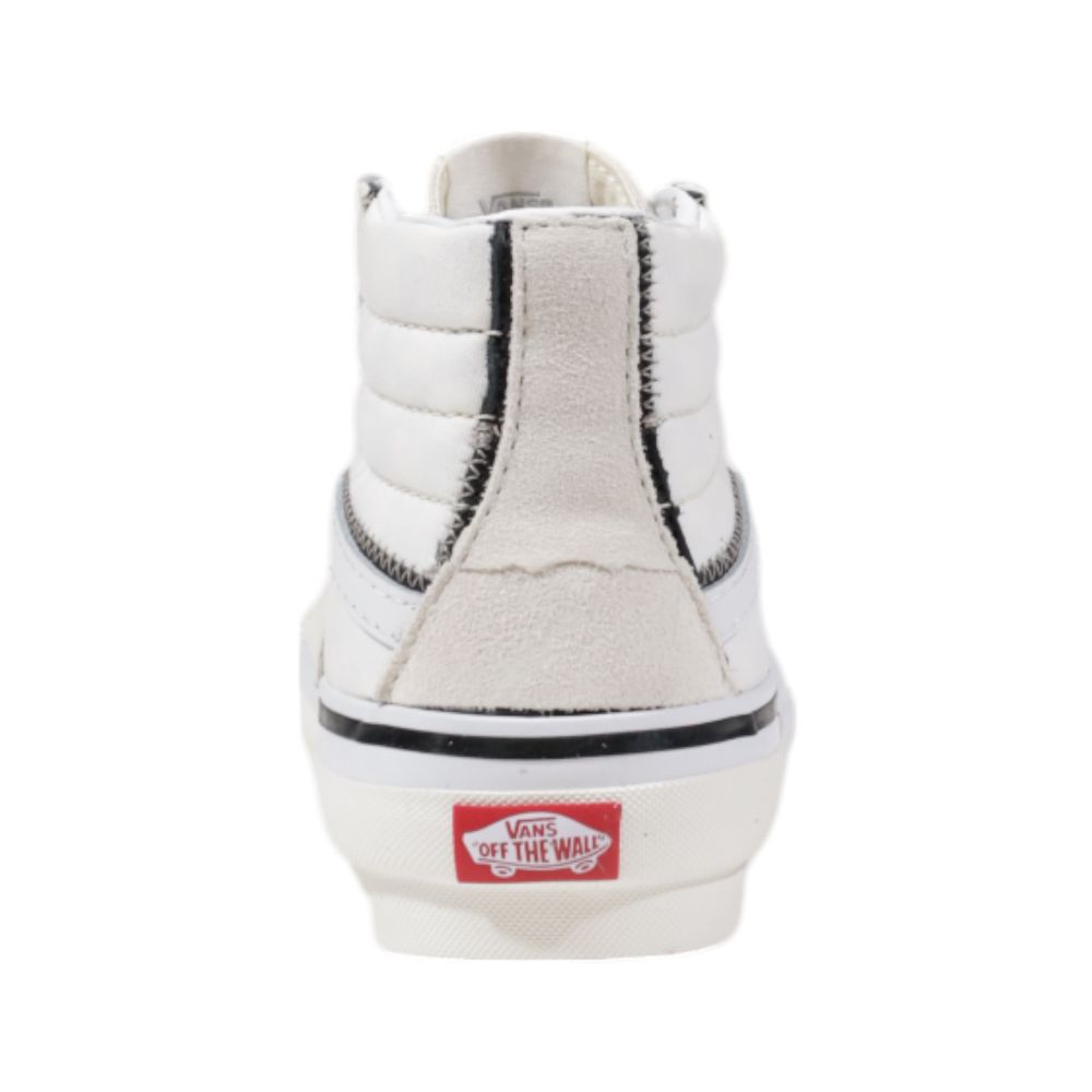 Vans Beige Leather High Top Sneakers | Regal Royce