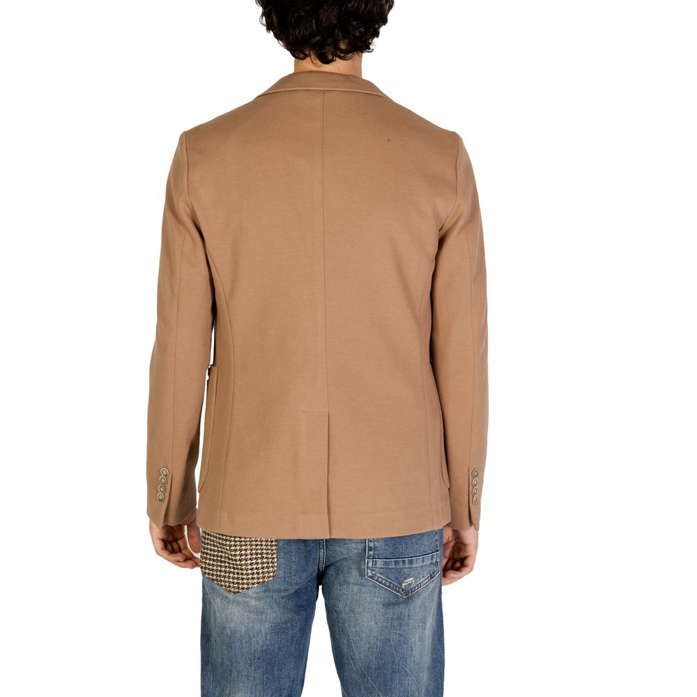 Gianni Lupo Beige Cotton Blazer | Regal Royce
