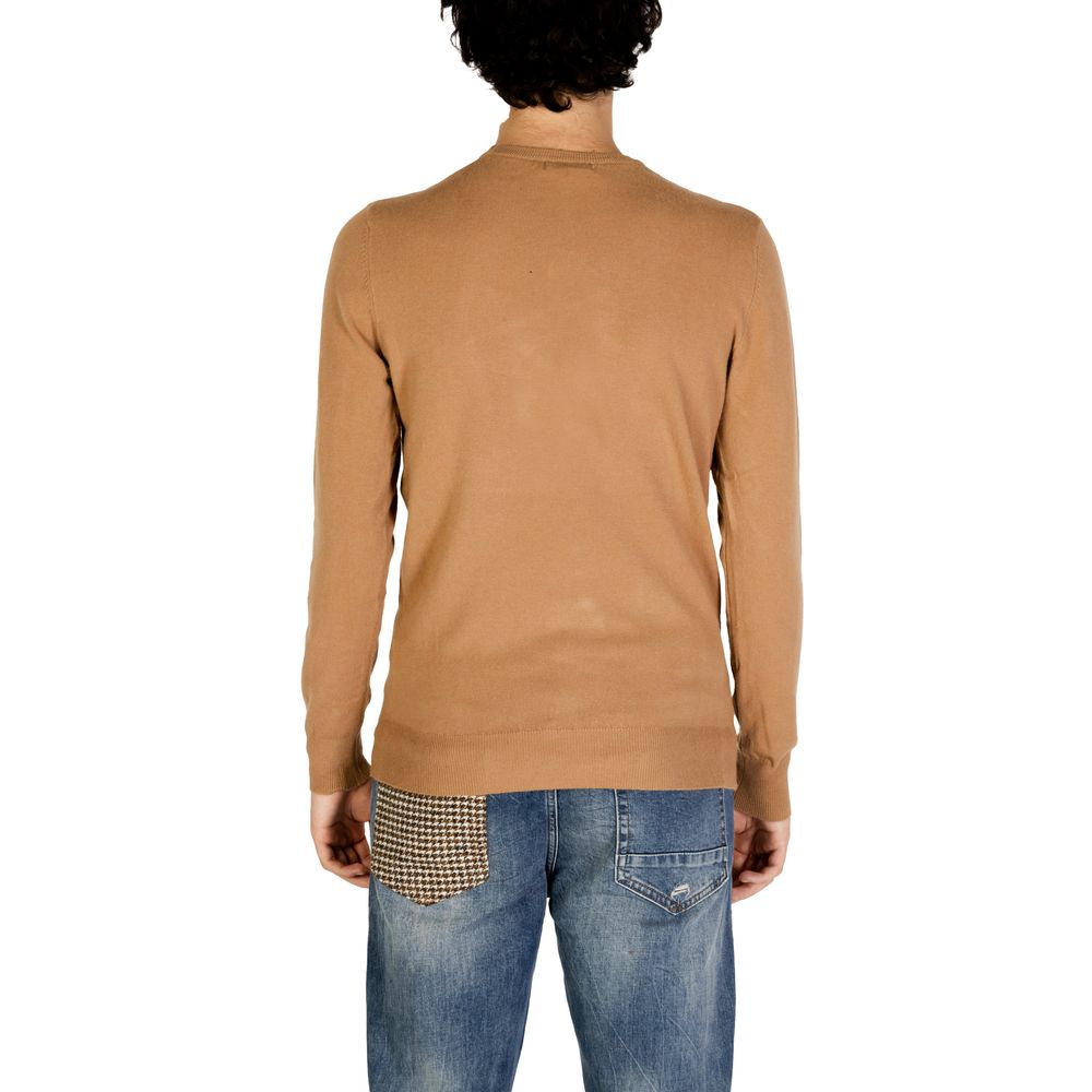 Gianni Lupo Brown Polyester Sweatshirt | Regal Royce