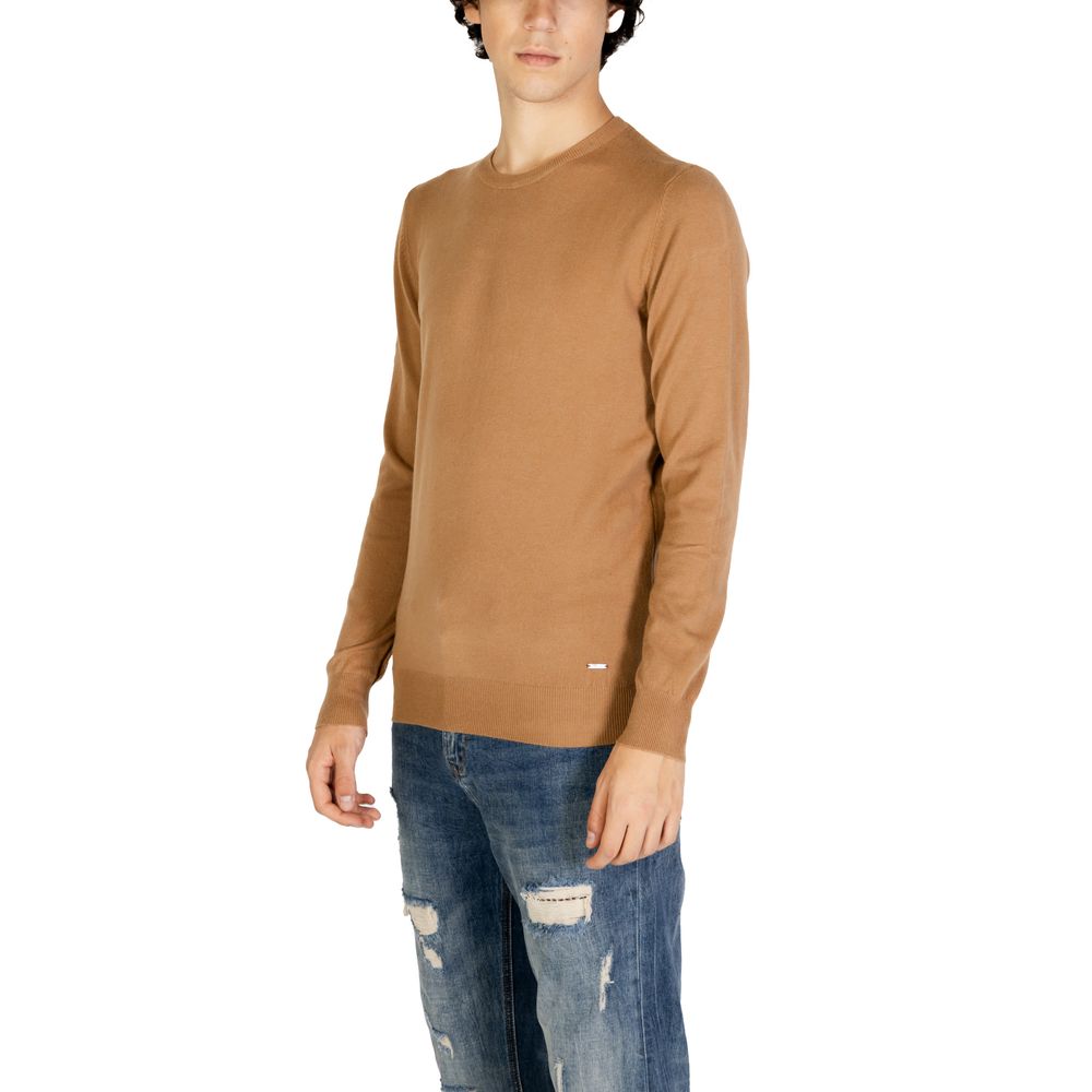 Gianni Lupo Brown Polyester Sweatshirt | Regal Royce