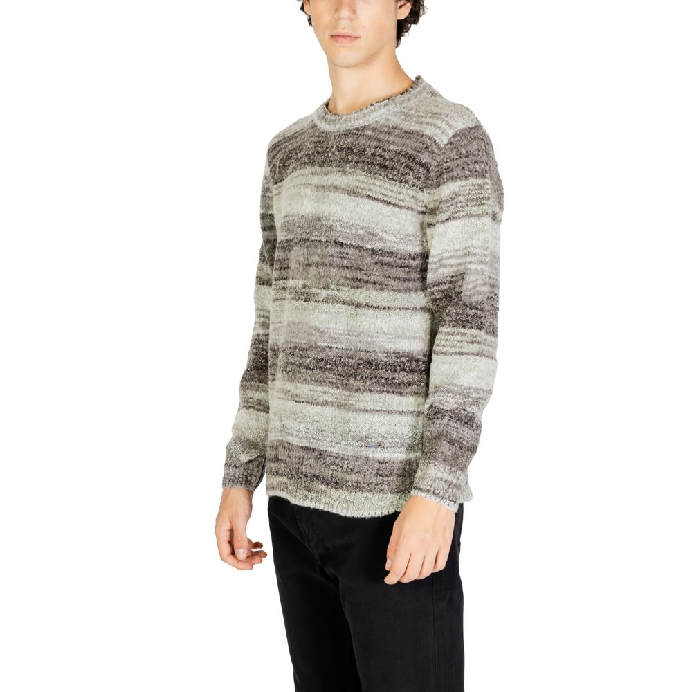 Gianni Lupo Gray Polyacrylic Sweatshirt | Regal Royce