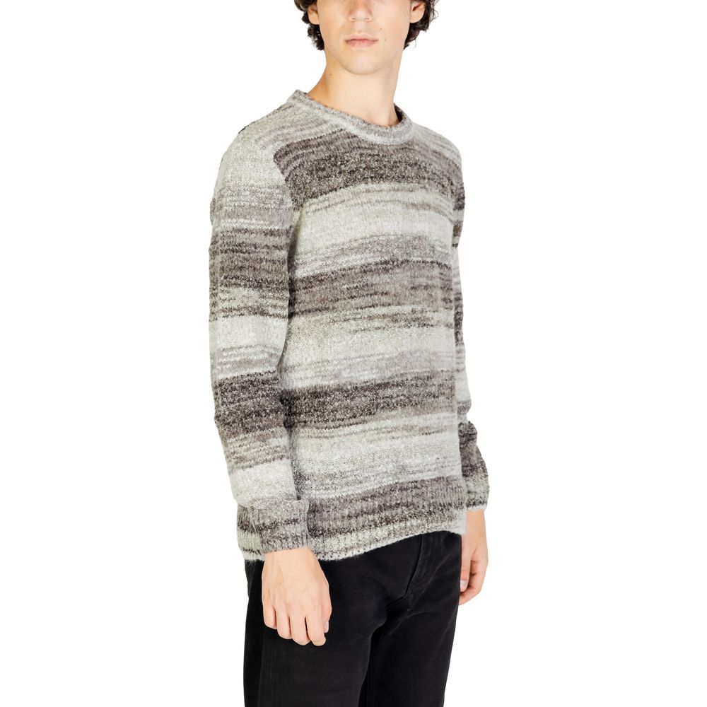 Gianni Lupo Gray Polyacrylic Sweatshirt | Regal Royce