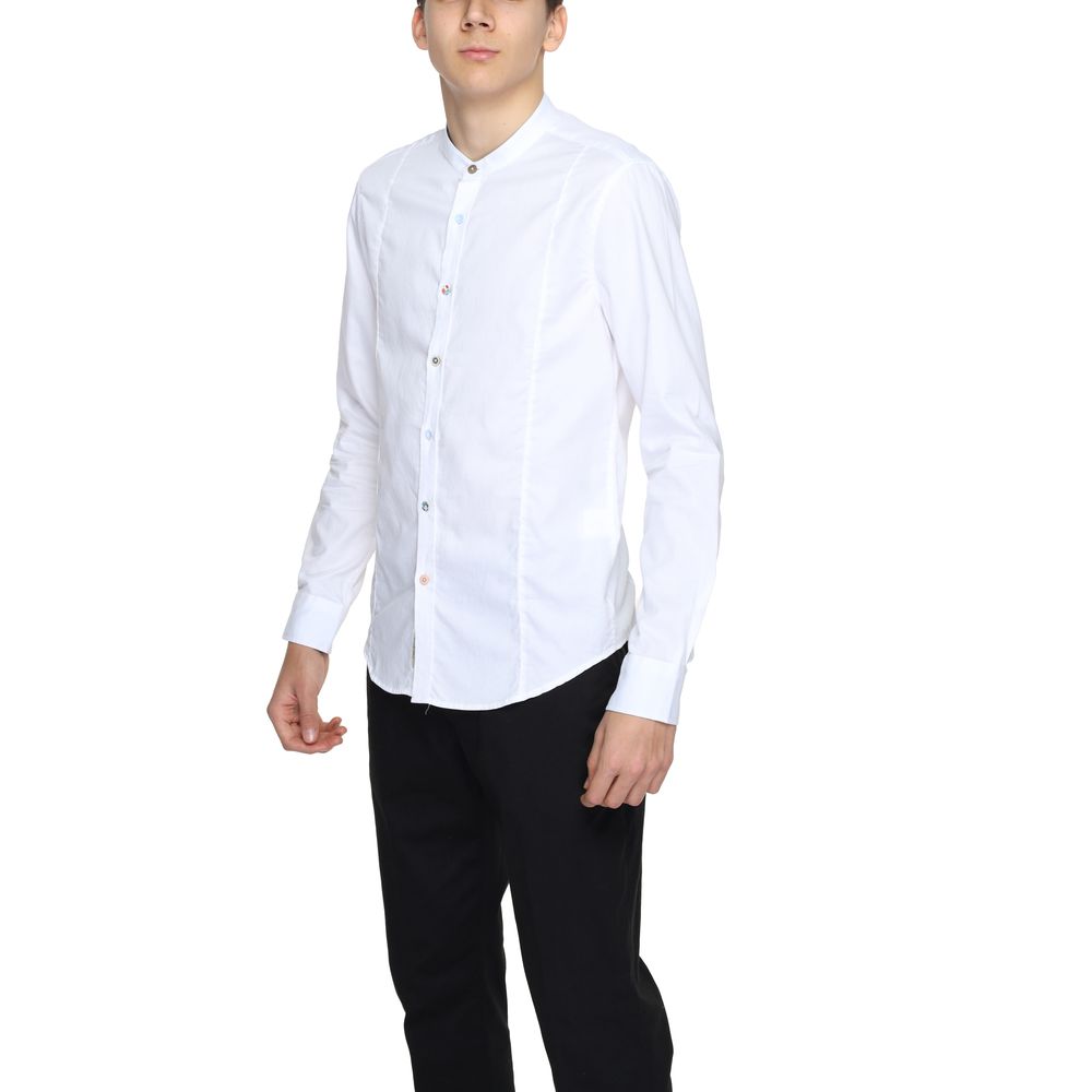 Gianni Lupo White Cotton Dress Shirt | Regal Royce