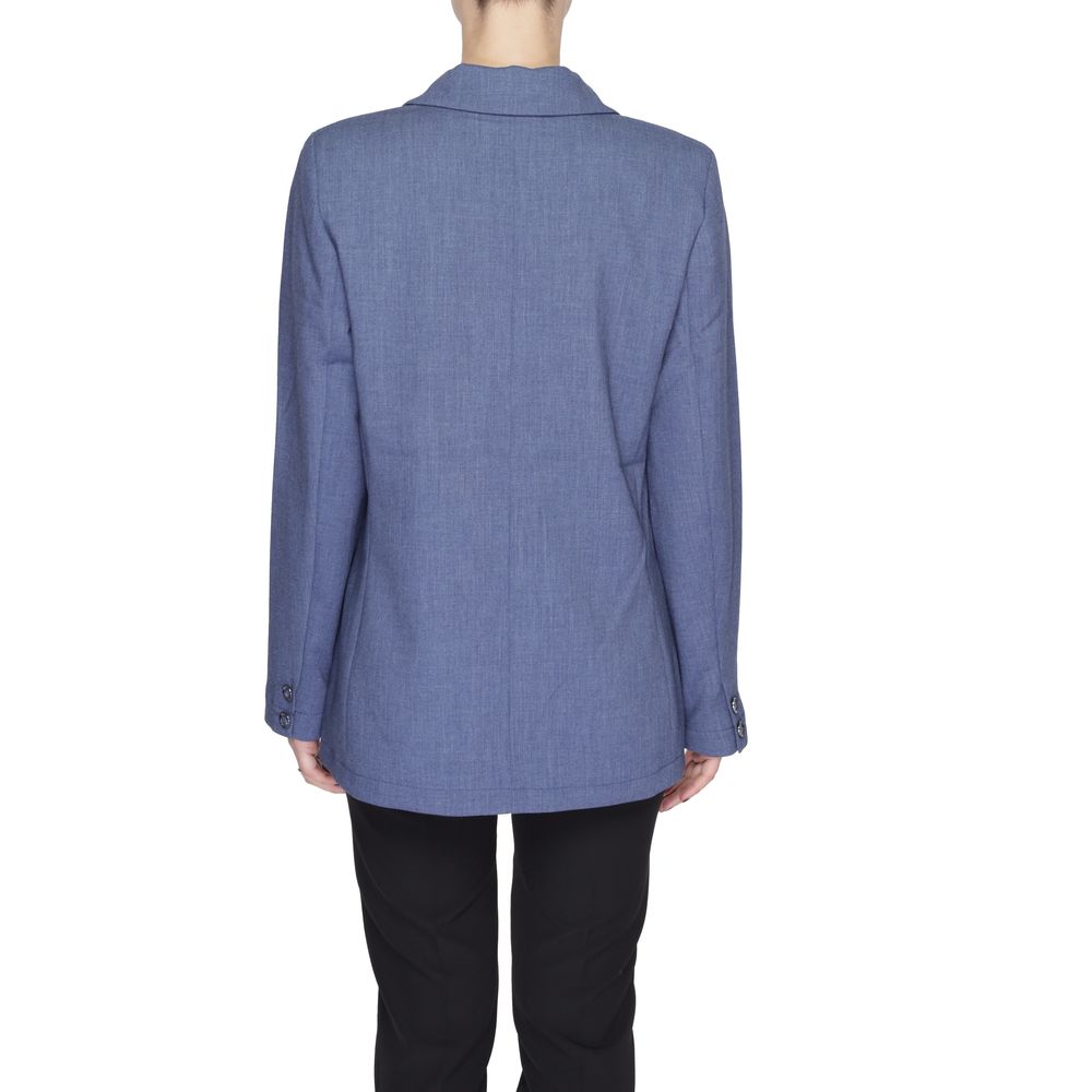 Street One Blue Polyester Blazer | Regal Royce