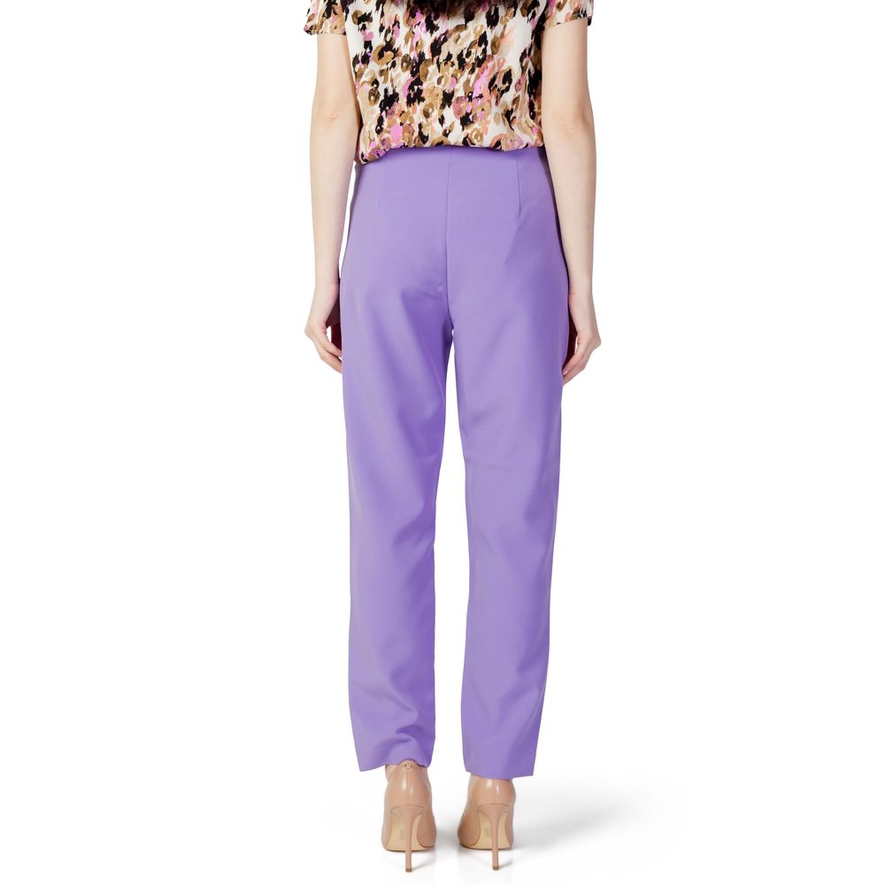 Only Purple Polyester Pants | Regal Royce