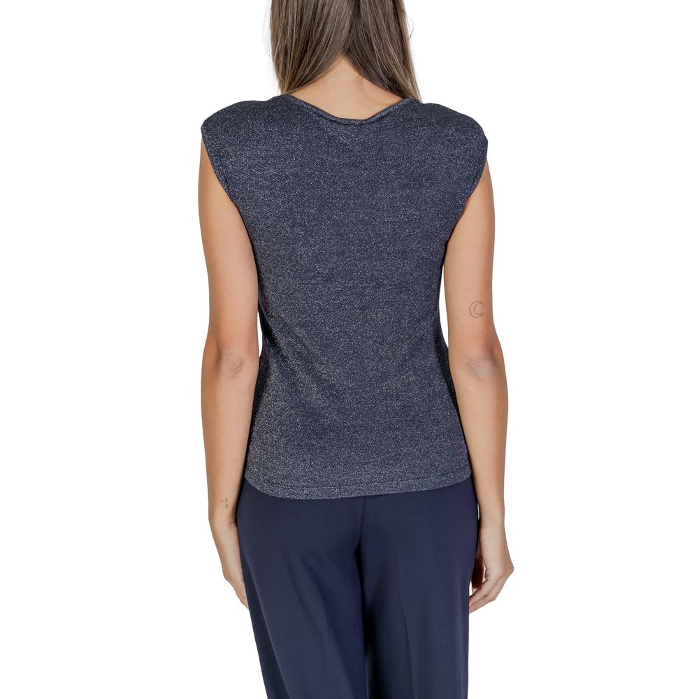 Street One Blue Viscose Tank Tops | Regal Royce