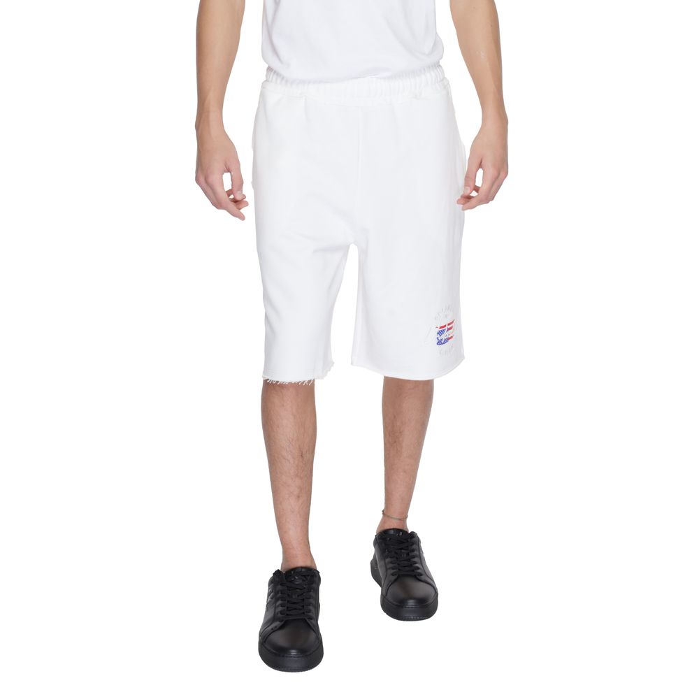 Underclub White Cotton Bermuda Shorts | Regal Royce