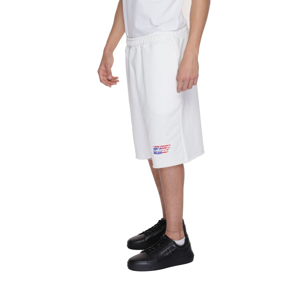 Underclub White Cotton Bermuda Shorts | Regal Royce