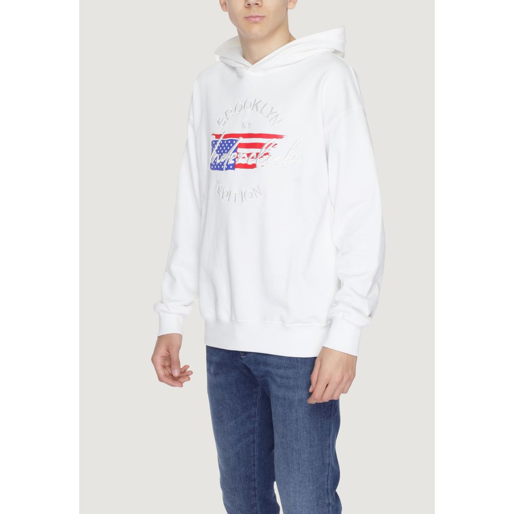 Underclub White Cotton Hoodie | Regal Royce
