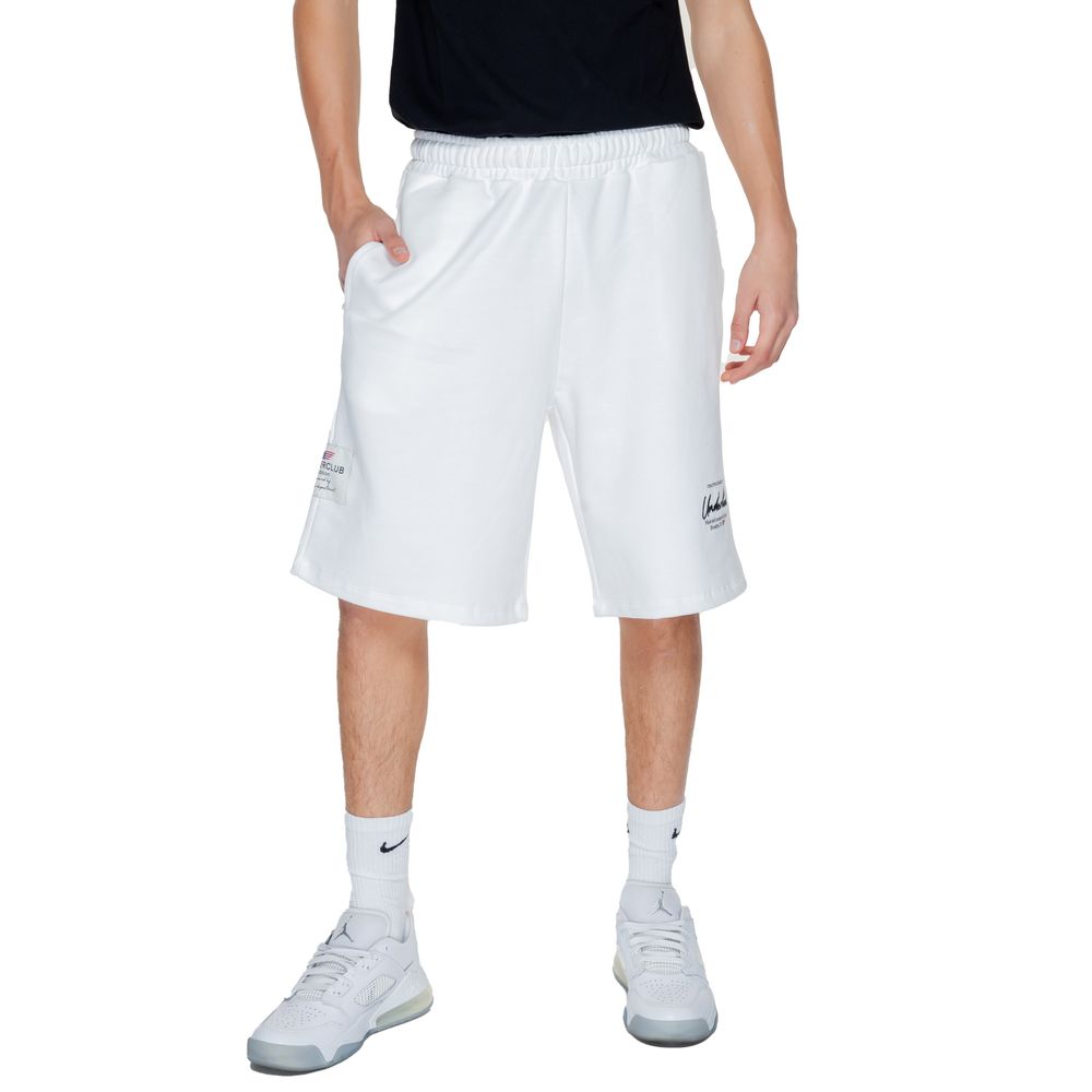 Underclub White Cotton Bermuda Shorts | Regal Royce