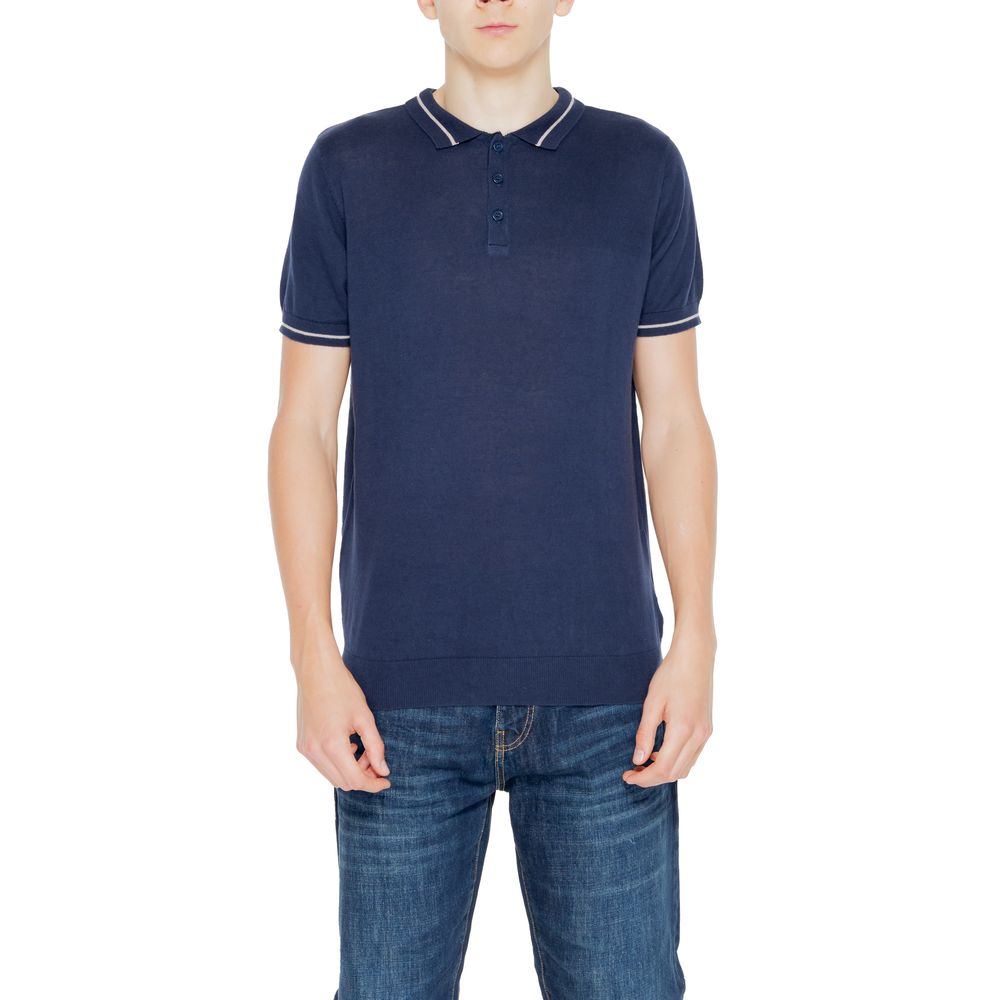 Hamaki-Ho Blue Cotton Shortsleeve Shirt | Regal Royce